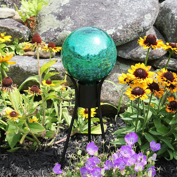Gazing Ball - 6" - Emerald Green