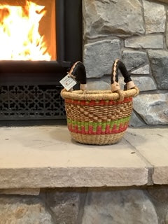Big Blue Moma - Round Small Two Handled basket
