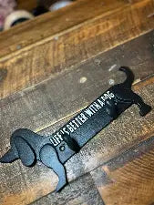 Life Is Better With A Dog Hooks-Blk-10"L