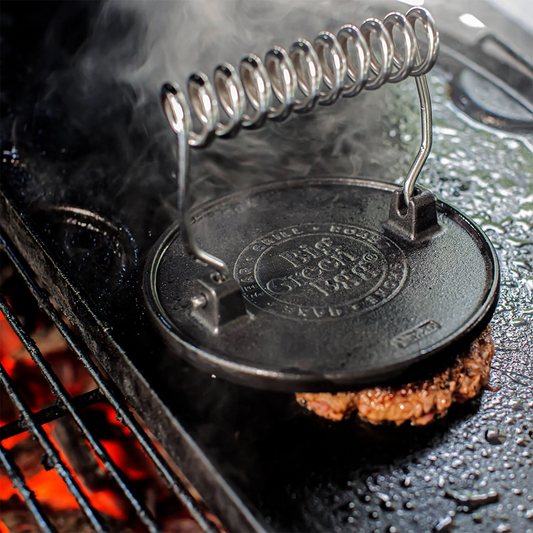 BIG GREEN EGG - Cast Iron Grill Press -127648