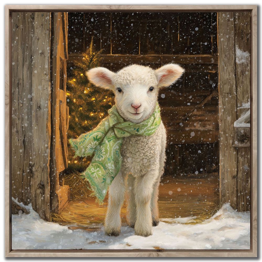 Christmas Lamb Barn