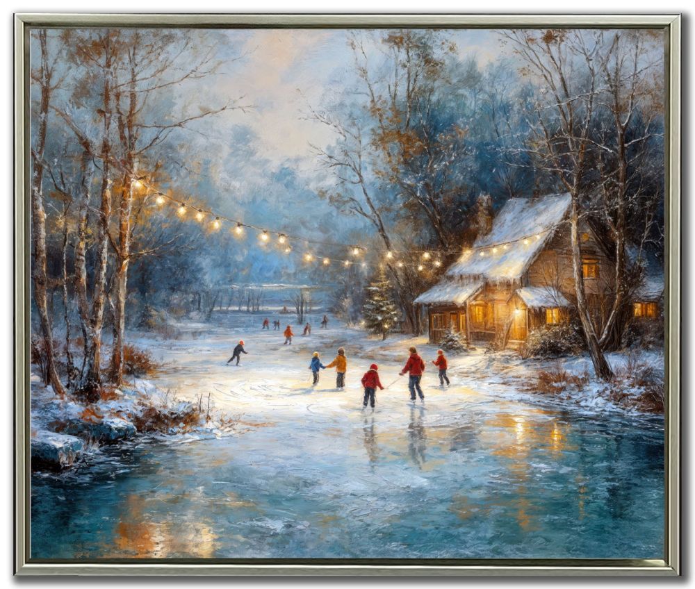 Ice Skating Under the Stars