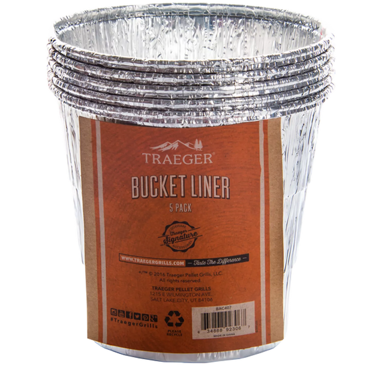 Traeger Bucket Liners - 5 Pack