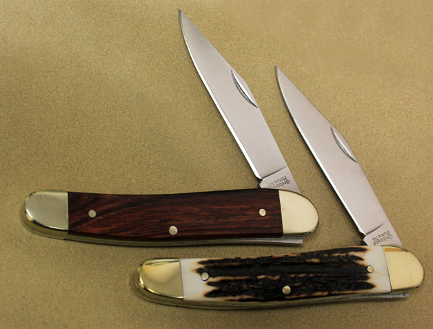 GROHMANN POCKET KNIVES - Pocket blade staghorn handle, SS - #H360S- $183.00