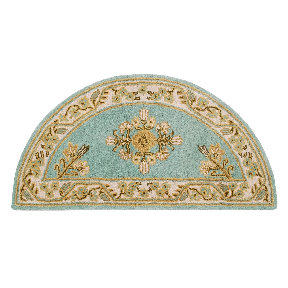 Hearth Rug - Jardin Half Round - Wintergreen