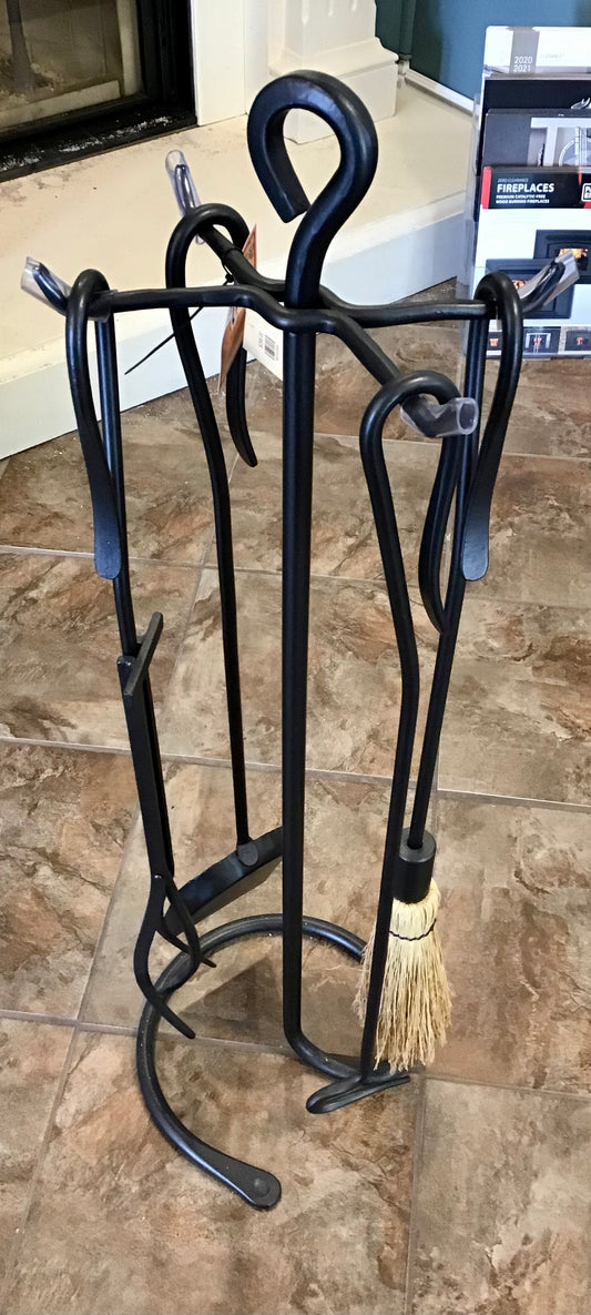 Tool Set - Shepards Hook Fireplace Tool Set WR-09