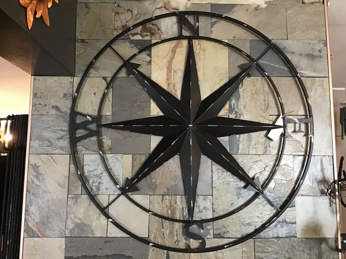 Compass - Large Black Metal - Country Stoves and Sunrooms Ltd