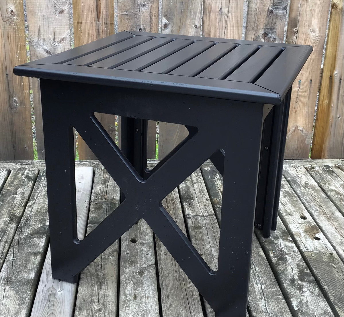 Beaver Springs - Deep Seating End Table - Black
