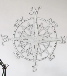 Compass - White Star Navigation - Metal