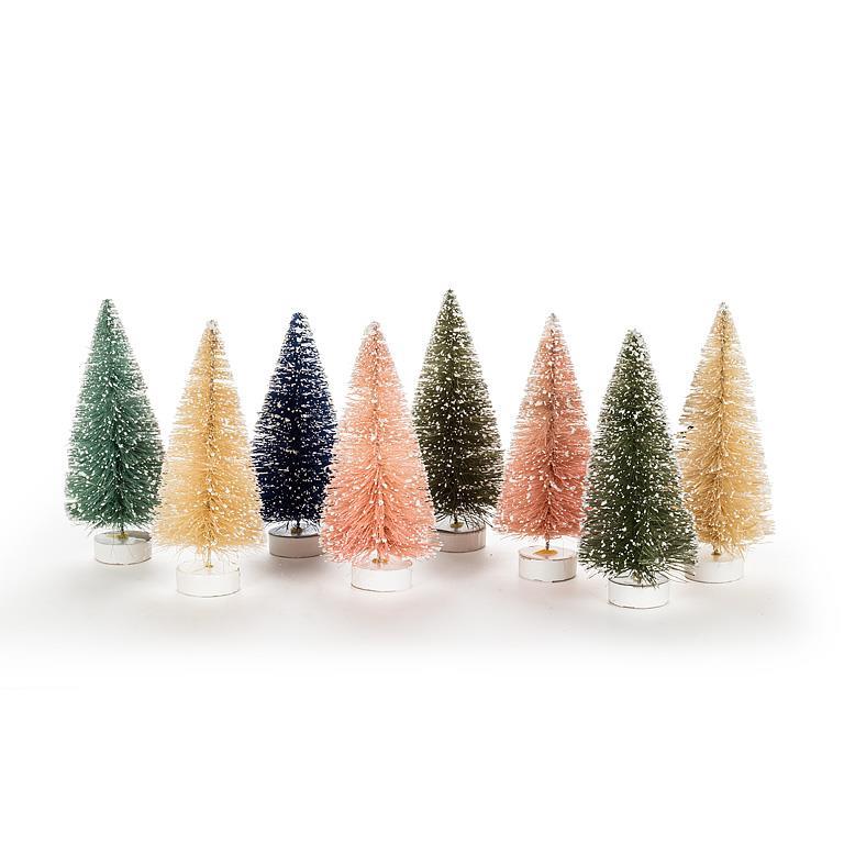 Pastel Bottle Brush Trees
