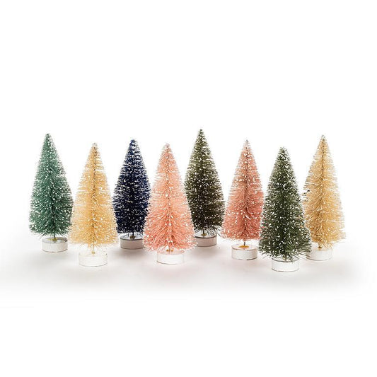Pastel Bottle Brush Trees