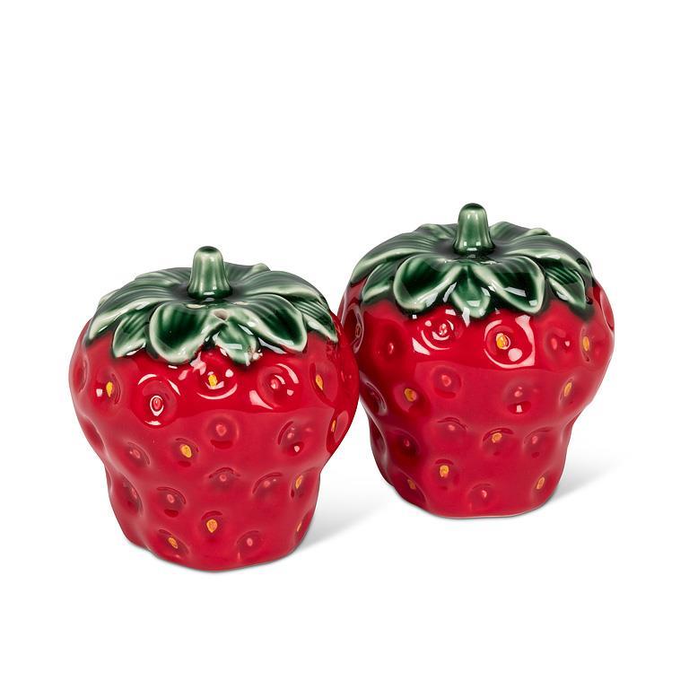 Strawberry & Leaf Salt & Pepper Shaker