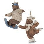 Sport Bear Ornament