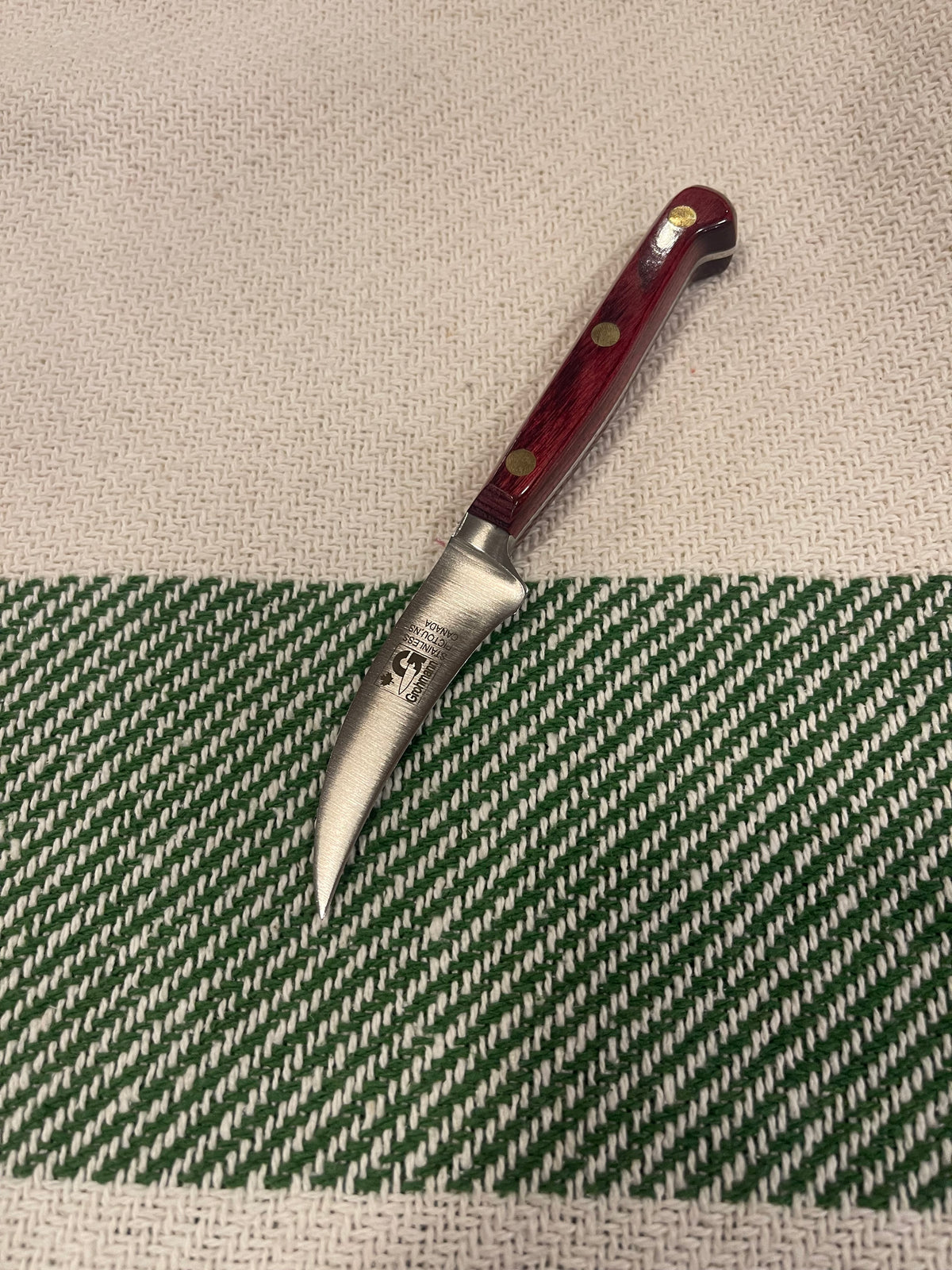 GROHMANN KITCHEN KNIVES - X201FG-3" Xtra Forged Curved Paring knife - $ 99.00