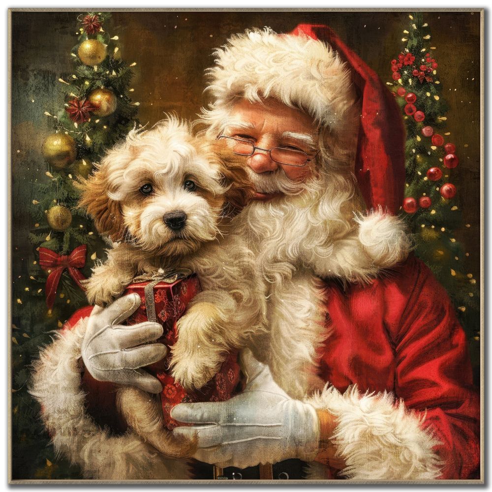 Santa's Best Friend  30X30