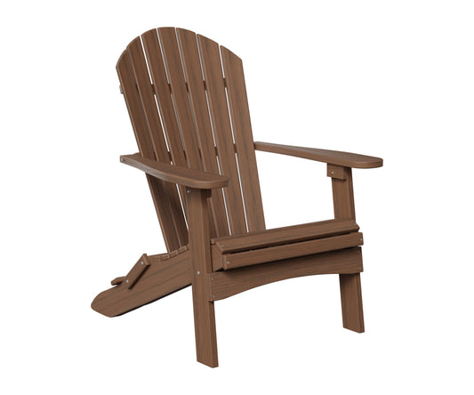 Berlin Gardens - Comfo-Back Folding Adirondack Chair -  Brazilian Walnut