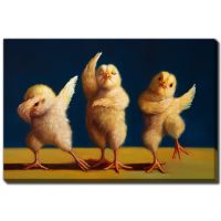 Paintings - Dancer Chicks
