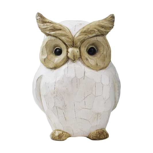 Decor - Poly Carved Owl
