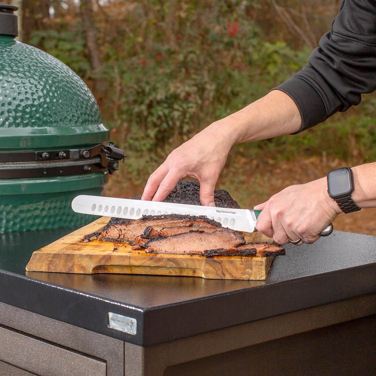 BIG GREEN EGG - 12" Brisket Slicing Knife with Protective Cover