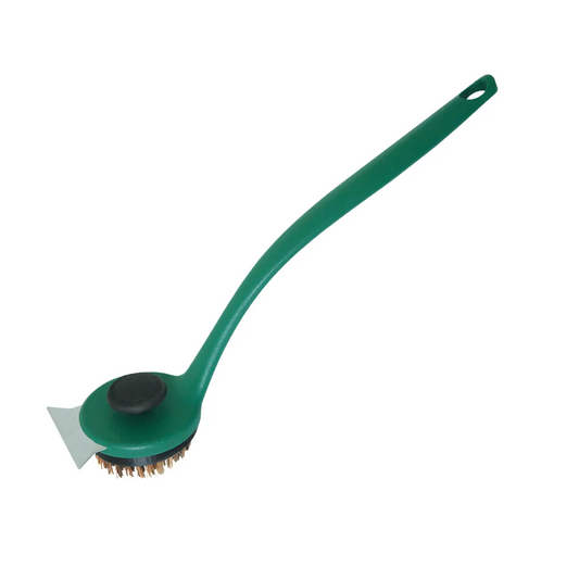 BIG GREEN EGG - Palmyra Bristle Long-Handle Grid Scrubber -127129