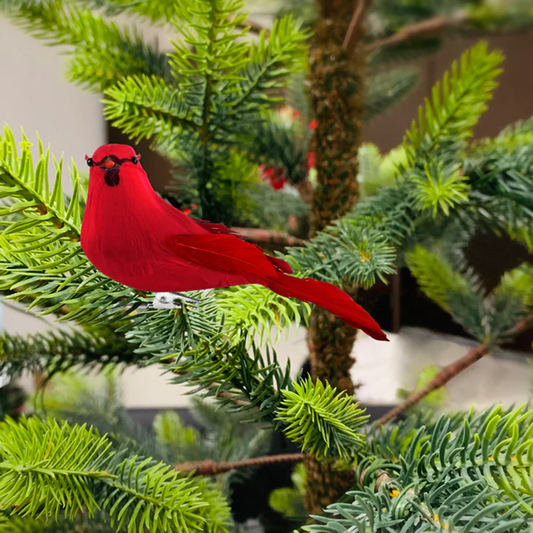 4" Clip-On Cardinal