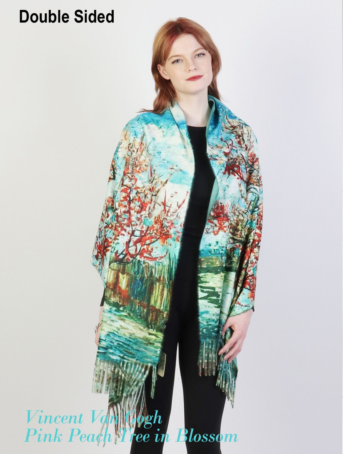 Oil Painting Double -Sided Printed Scarfs