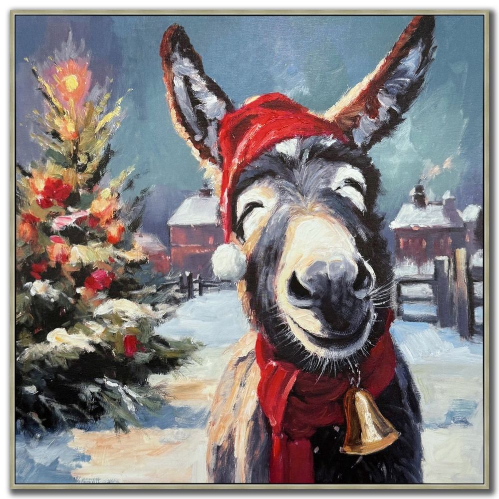 Festive Donkey 24X24