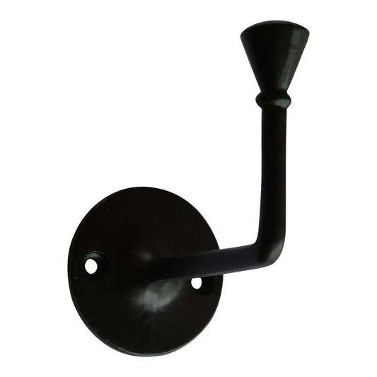 Versatile Wall Hooks with a Timeless Look, Black
