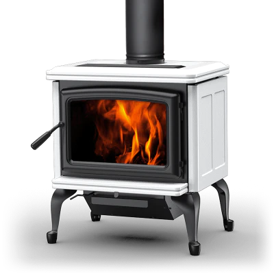 Pacific Energy Vista Classic LE w/black legs, door & trivet