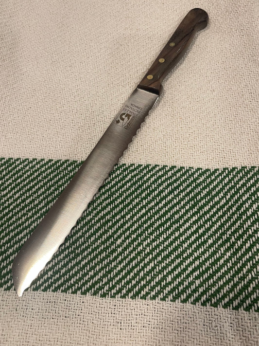 GROHMANN KITCHEN KNIVES - #208W-8 - 8" Reg Rosewood Bread Knife - $69.00