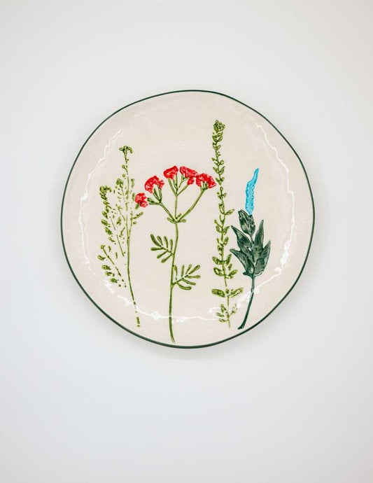Wildflower Salad Plate