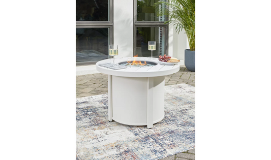 Ashley Outdoor Furniture - Sundown Round Fire Pit Table