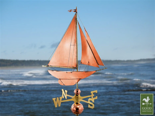 Racing Sloop Weathervane
