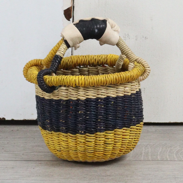Big Blue Moma - Teeny Tiny Round Basket