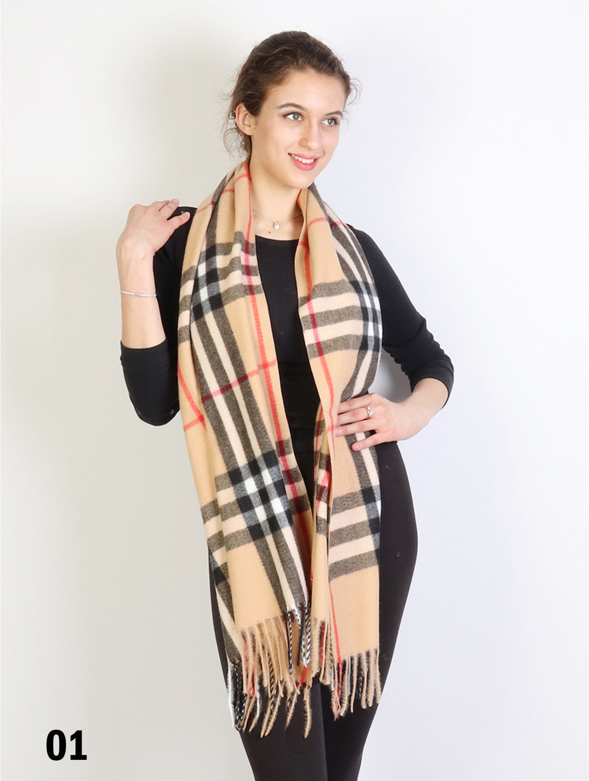 Scarf - Heavy Plaid Cashmere - Country Stoves and Sunrooms Ltd