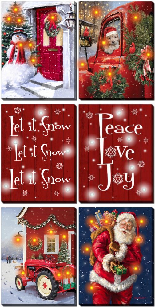 Christmas - Canvas Art Light Up