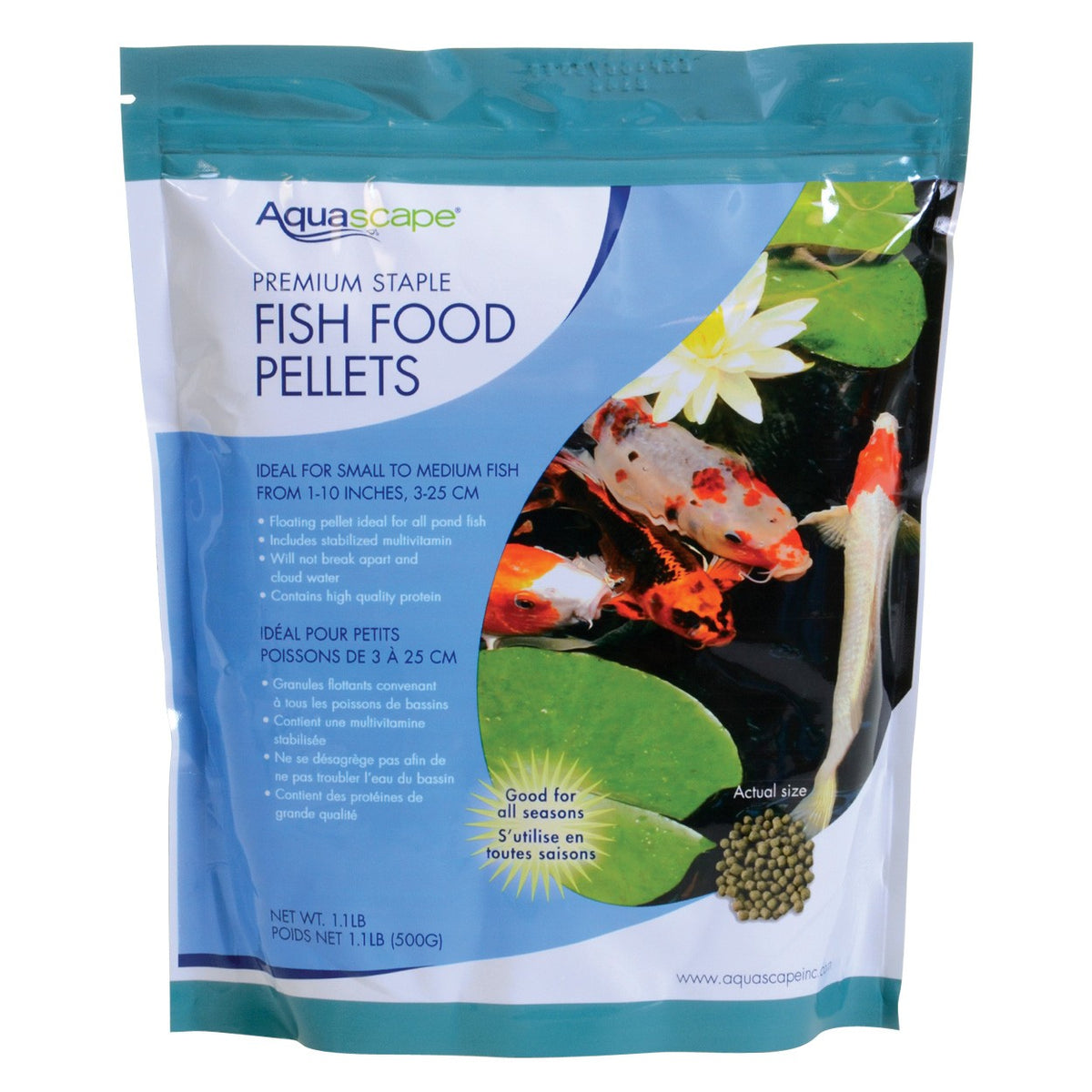 Aquascape - Premium Staple Fish Food Pellets - 1kg