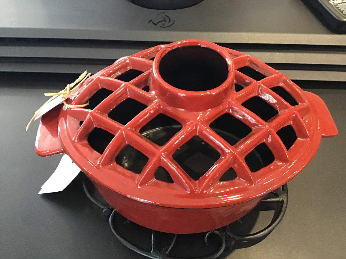Steamer - Lattice Top - Red - Country Stoves and Sunrooms Ltd