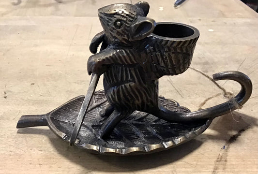 Decor - Intrepid Mouse Candleholder