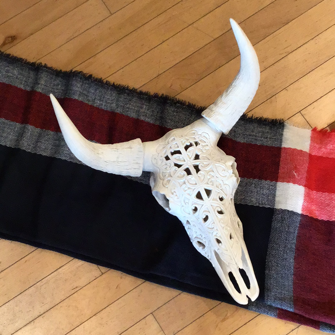 Decor - White Decorative Skull